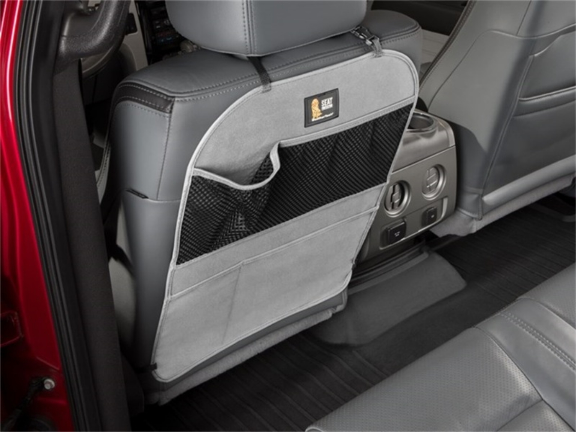 Picture of WeatherTech 18-5in W x 23-5in H Seat Back Protectors - Gray