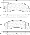 Picture of StopTech Performance 10-14 Ford F-150 Front Brake Pads