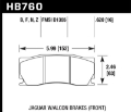 Picture of Hawk 08-12 Jaguar XKR w-Alcon Brakes DTC-70 Front Race Brake Pads