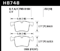 Picture of Hawk DTC-80 13-16 BMW 328i Front Race Brake Pads