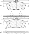 Picture of StopTech Performance 11-12 Dodge Durango Front Brake Pads