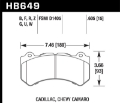Picture of Hawk DTC-80 09-15 Cadillac CTS-V Front Race Brake Pads