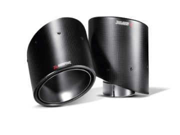 Picture of Akrapovic 08-14 Mitsubishi Lancer Evolution Tail Pipe Set Carbon