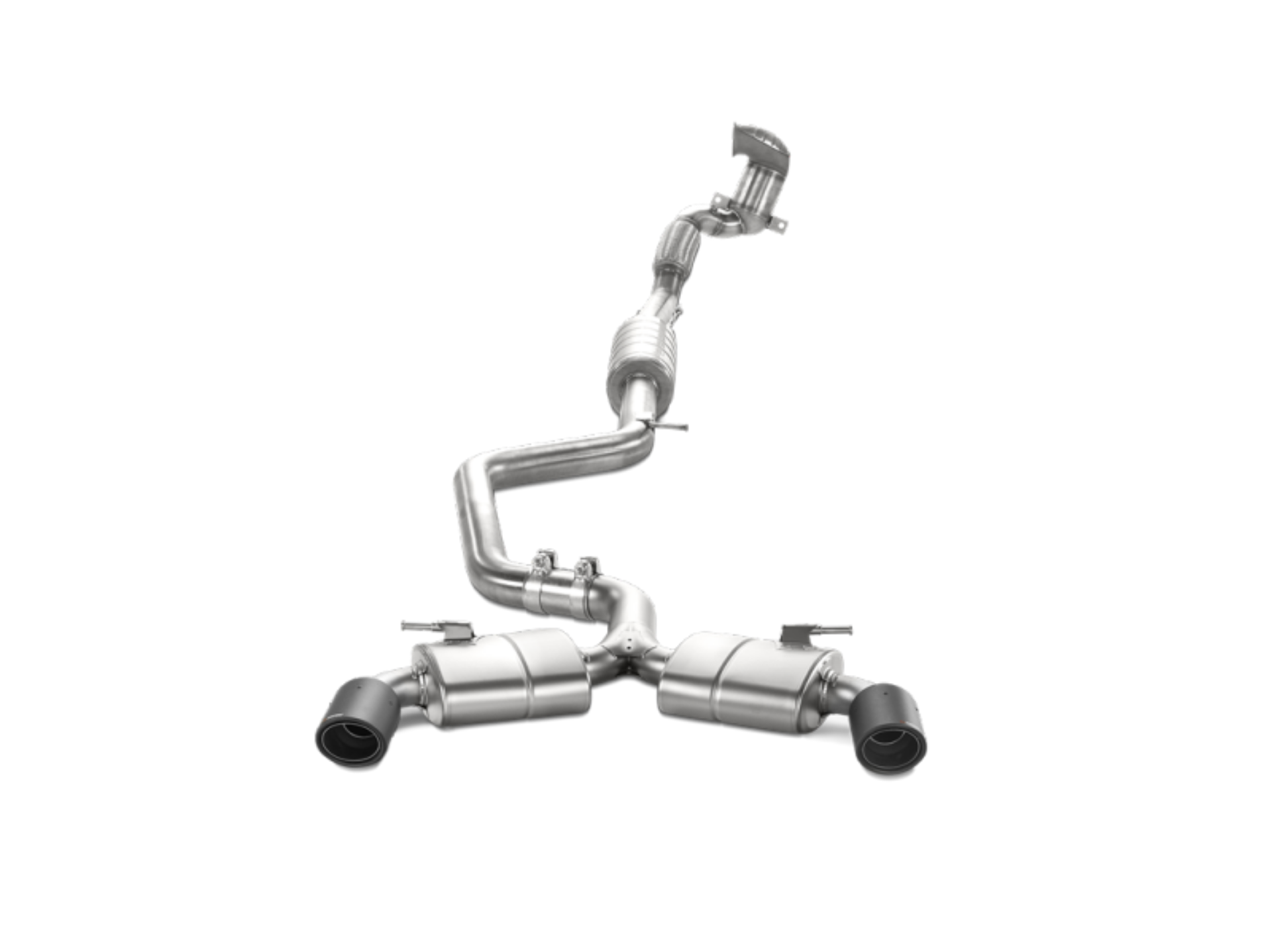 Picture of Akrapovic 13-17 Volkswagen Golf GTI VII Evolution Race Line w- Cat Titanium w- Carbon Tips
