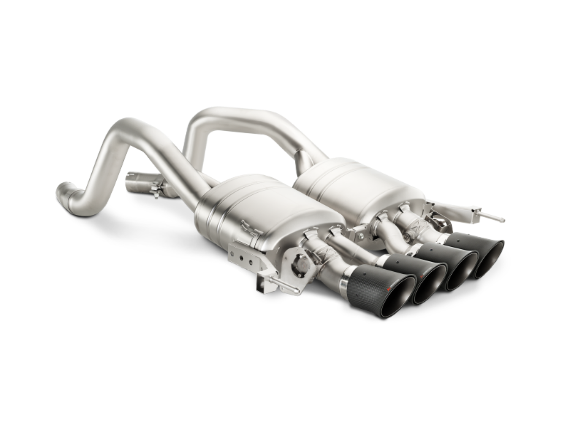 Picture of Akrapovic 14-17 Chevrolet Corvette Z06 C7 Slip-On Line Titanium w- Carbon Tips