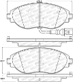 Picture of StopTech 14-18 Audi S3 Street Performance Front Brake Pads