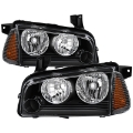 Picture of xTune Dodge Charger 05-10 Non-HID OEM Style Headlights w- Corner 4pcs - Black HD-JH-DCH05-SET-BK