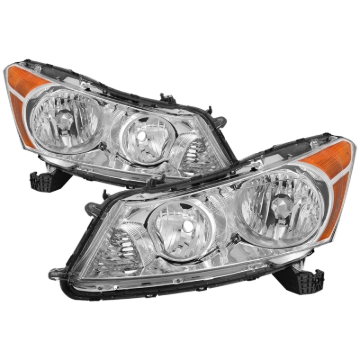 Picture of xTune Honda Accord 0-12 Sedan Only OEM Style Headlight - OEM Chrome HD-JH-HA08-4D-C