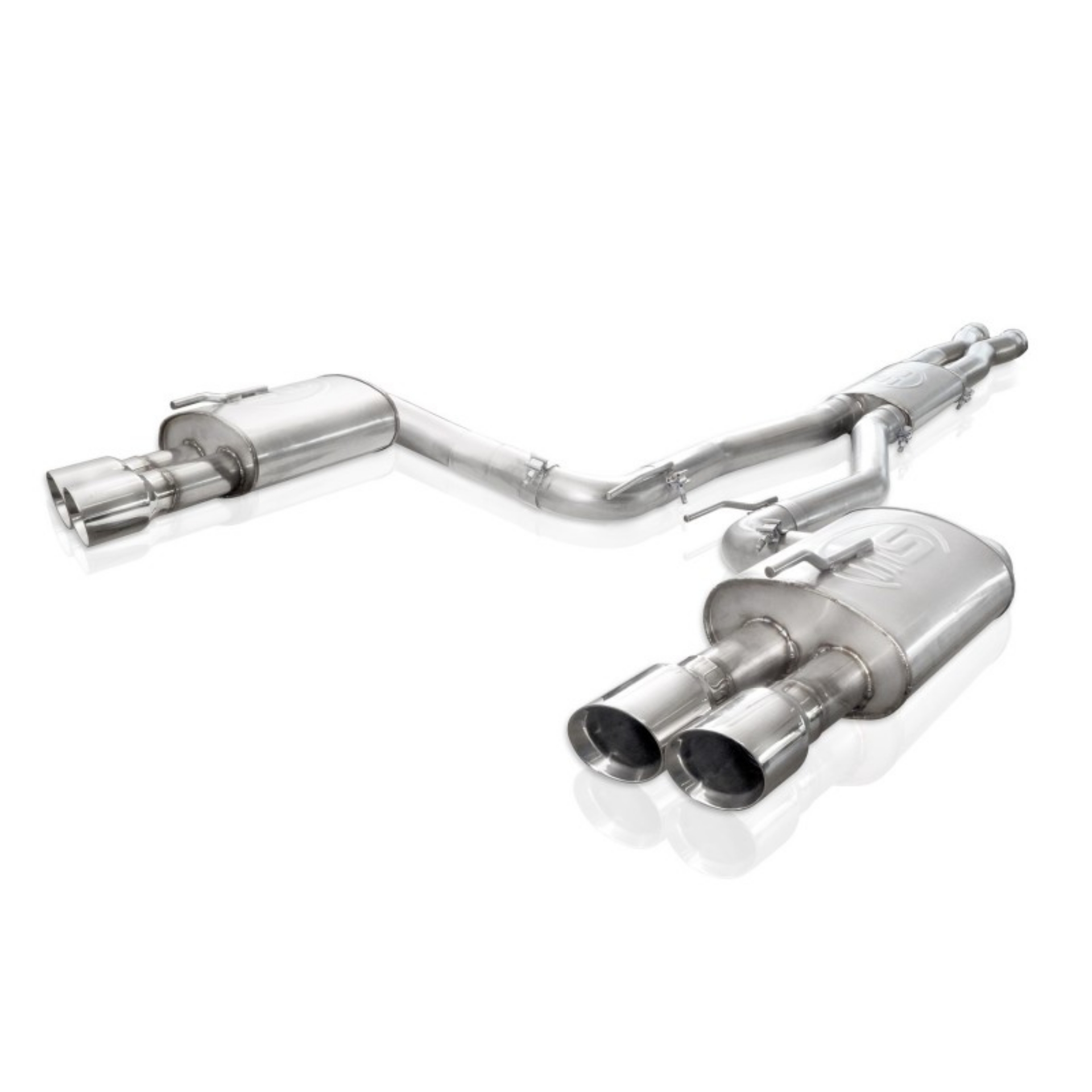 Picture of Stainless Works 08-09 Pontiac G8 GT 3in Catback XPipe Turbo Chambered 3-5in Tips Perform Connect