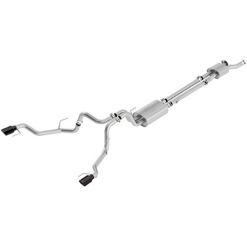 Picture of Ford Racing 2017 Ford Raptor 3-5L Touring Cat-Back Exhaust System w- Black Tips No Drop Ship