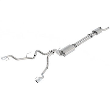 Picture of Ford Racing 2017 F150 Raptor 3-5L Sport Cat-Back Exhaust System Dual Rear Exit w- Chrome Tips