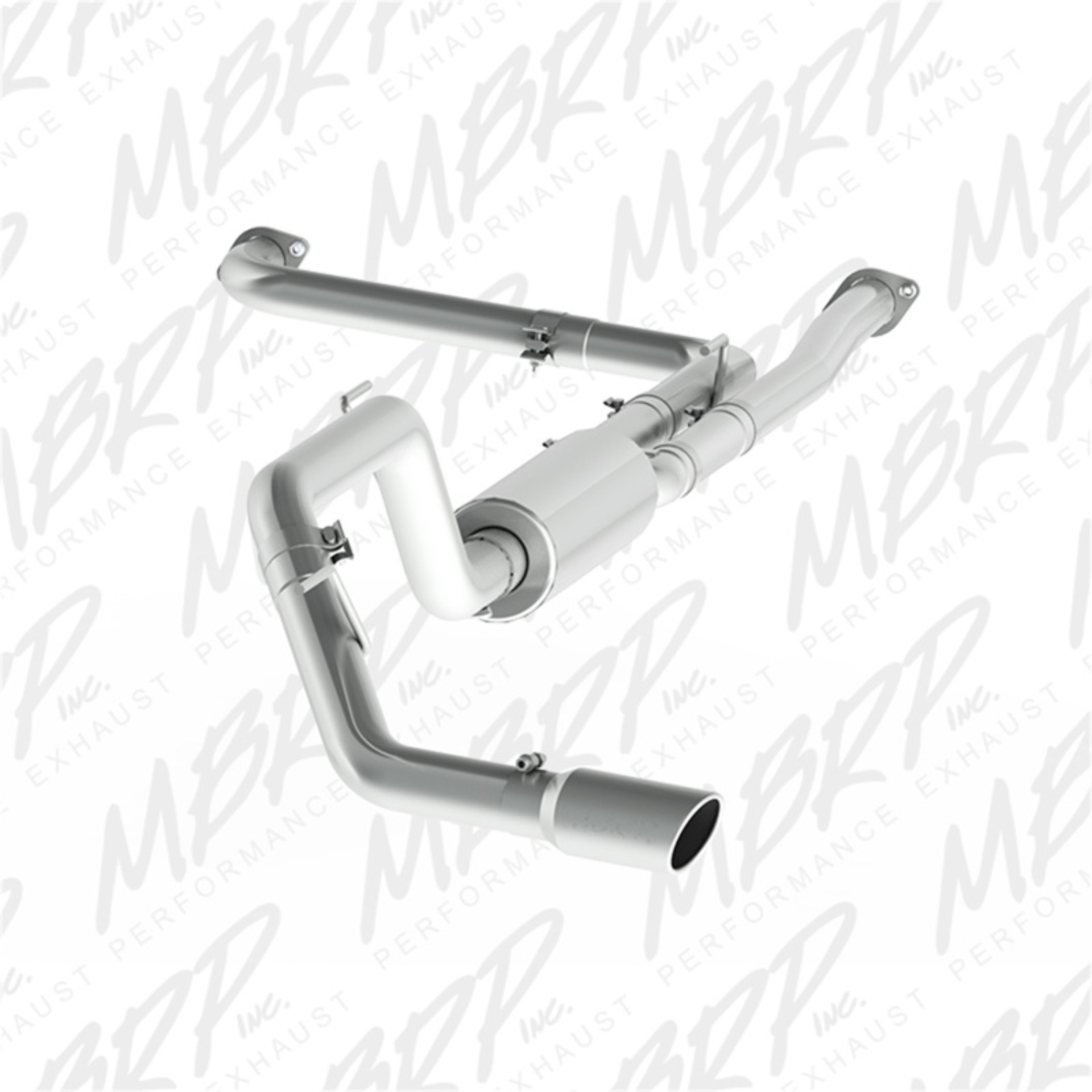 Picture of MBRP 2016+ Nissan Titan 5-6L XD 4in Tip 3in AL Cat Back Single Side