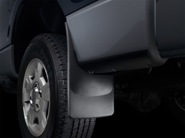 Picture of WeatherTech 2014+ Nissan Rogue Rear No Drill Mudflaps - Black