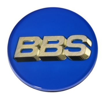 Picture of BBS Center Cap 70-6mm Blue-Gold 3-Tab