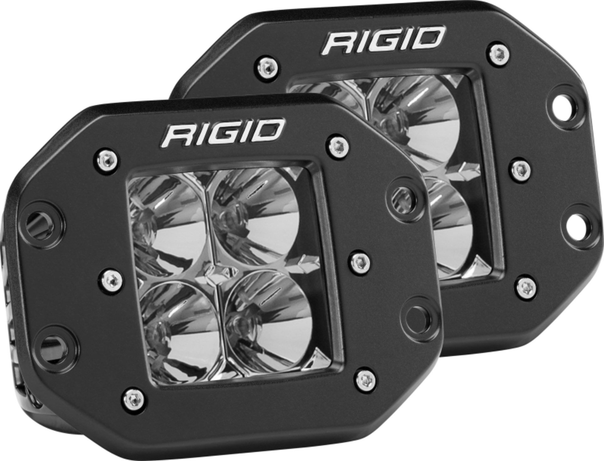 Picture of Rigid Industries Dually - Flush Mount - Flood - Set of 2