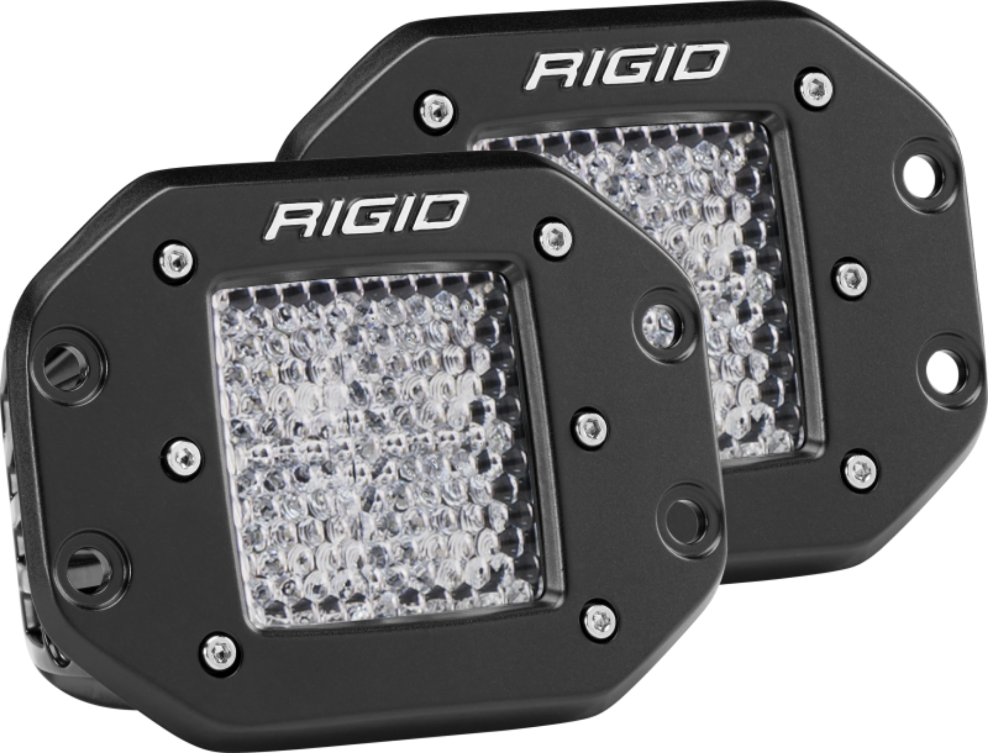 Picture of Rigid Industries Dually - Flush Mount - 60 Deg- Lens - Set of 2