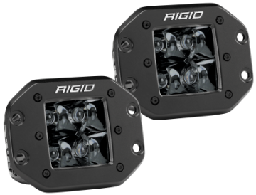 Picture of Rigid Industries D2 - Midnight Edition Flush Mount Spot Lights