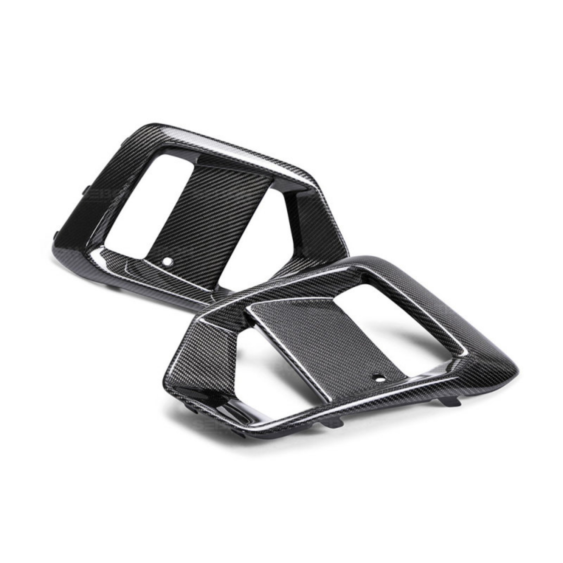 Picture of Seibon 16-18 Ford Focus RS Carbon Fiber Fog Light Surrounds