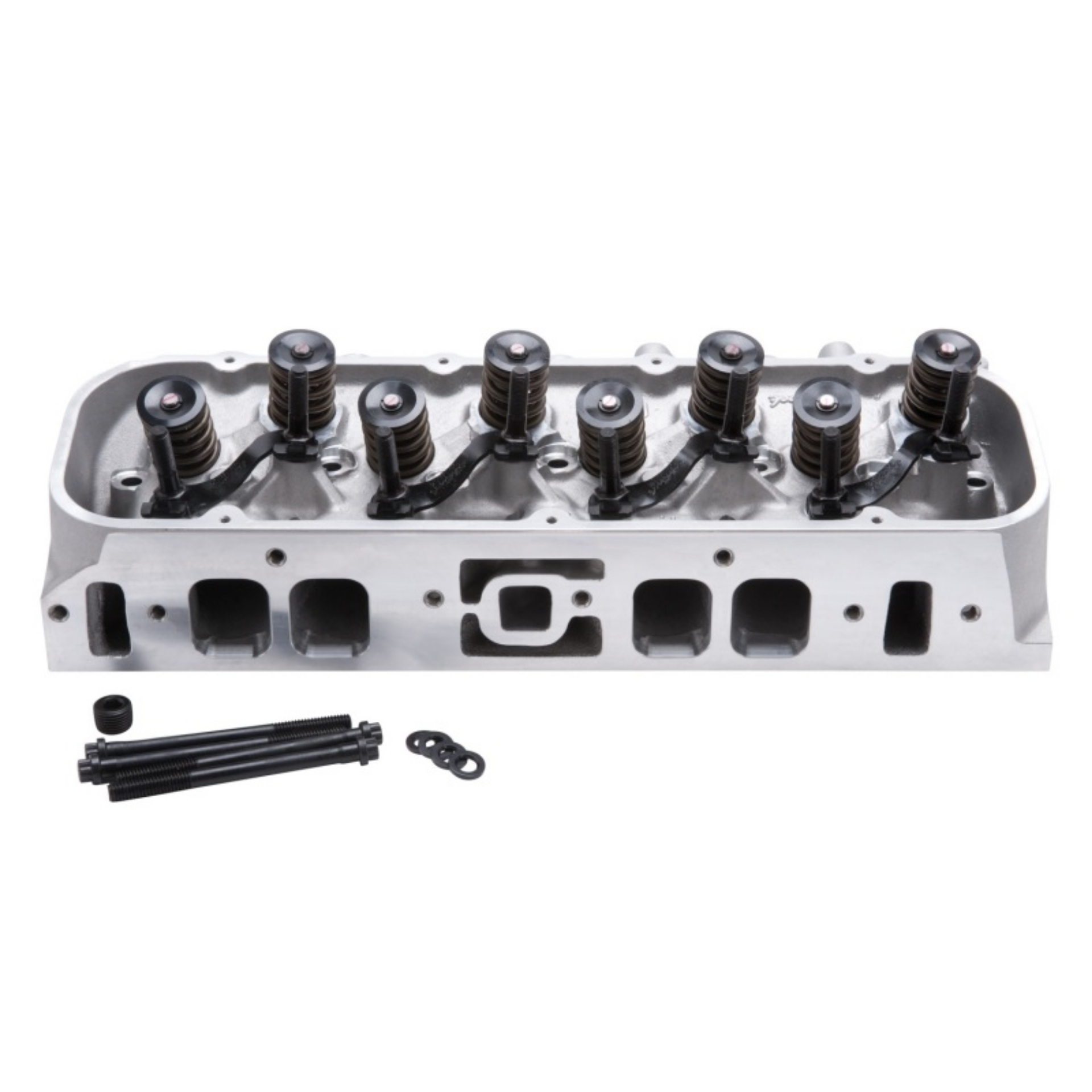 Picture of Edelbrock Cylinder Head BBC Performer RPM Oval Port 100cc Complete Single w- Springs