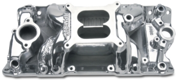 Picture of Edelbrock Polished S-B Chevy RPM Air-Gap Manifold