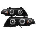 Picture of Spyder 99-01 BMW E46 3 Series 4DR Projector Headlights 1PC LED Halo PRO-YD-BMWE46-4D-HL-AM-BSM