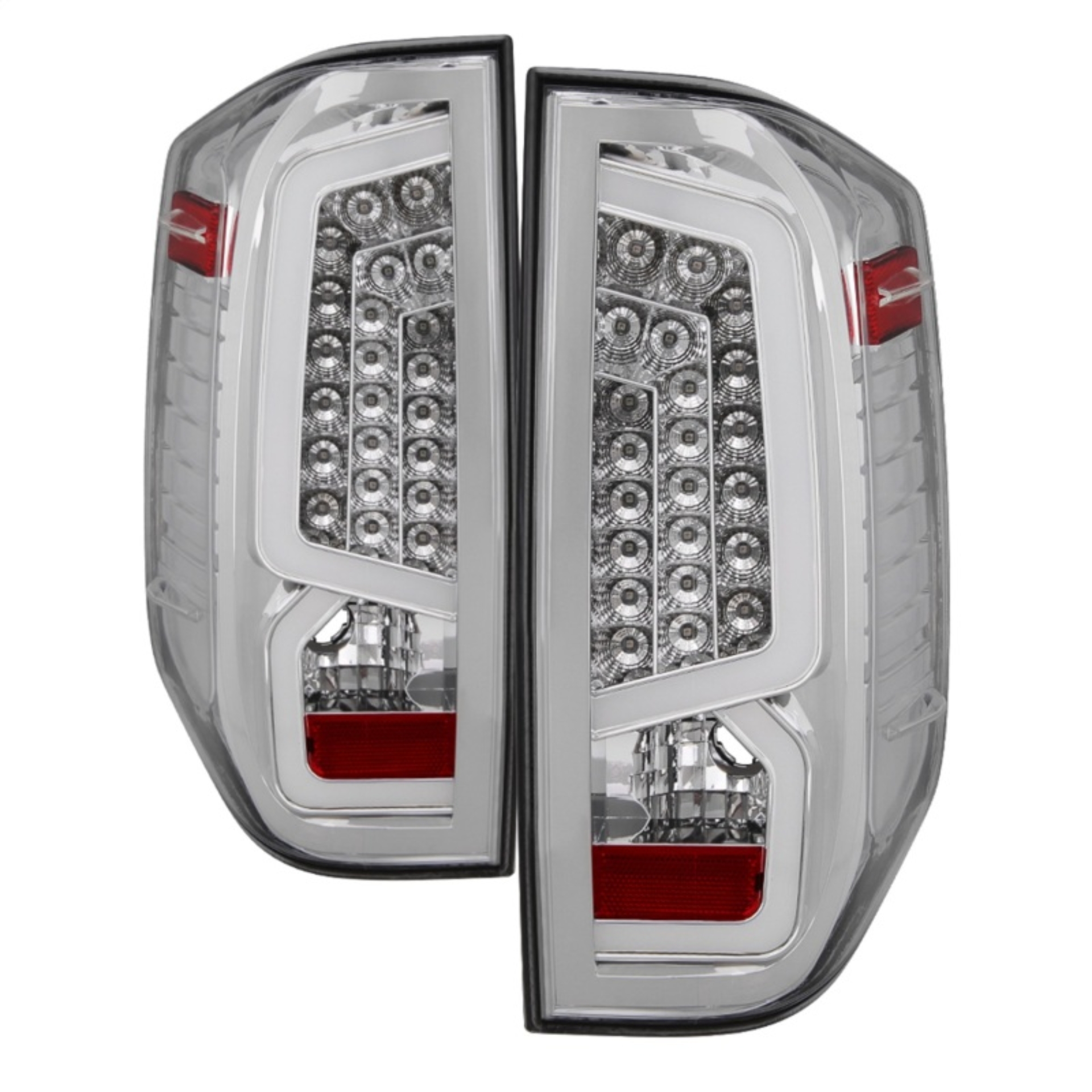 Picture of xTune 14-16 Toyota Tundra Light Bar LED Tail Lights - Chrome ALT-JH-TTU14-LED-C