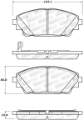Picture of StopTech 14-18 Mazda 3 Street Performance Front Brake Pads