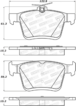 Picture of StopTech 2014 Acura TSX Sport Performance Rear Brake Pads