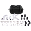 Picture of Mishimoto 2011-2014 Ford F-150 EcoBoost Black Intercooler w- Polished Pipes