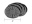 Picture of WeatherTech Round Coaster Set 4in- - Black Set of 4
