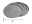 Picture of WeatherTech Round Coaster Set 6in- - Grey Set of 4
