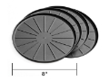 Picture of WeatherTech Home Surface Protectors 8in- - Black Set of 4