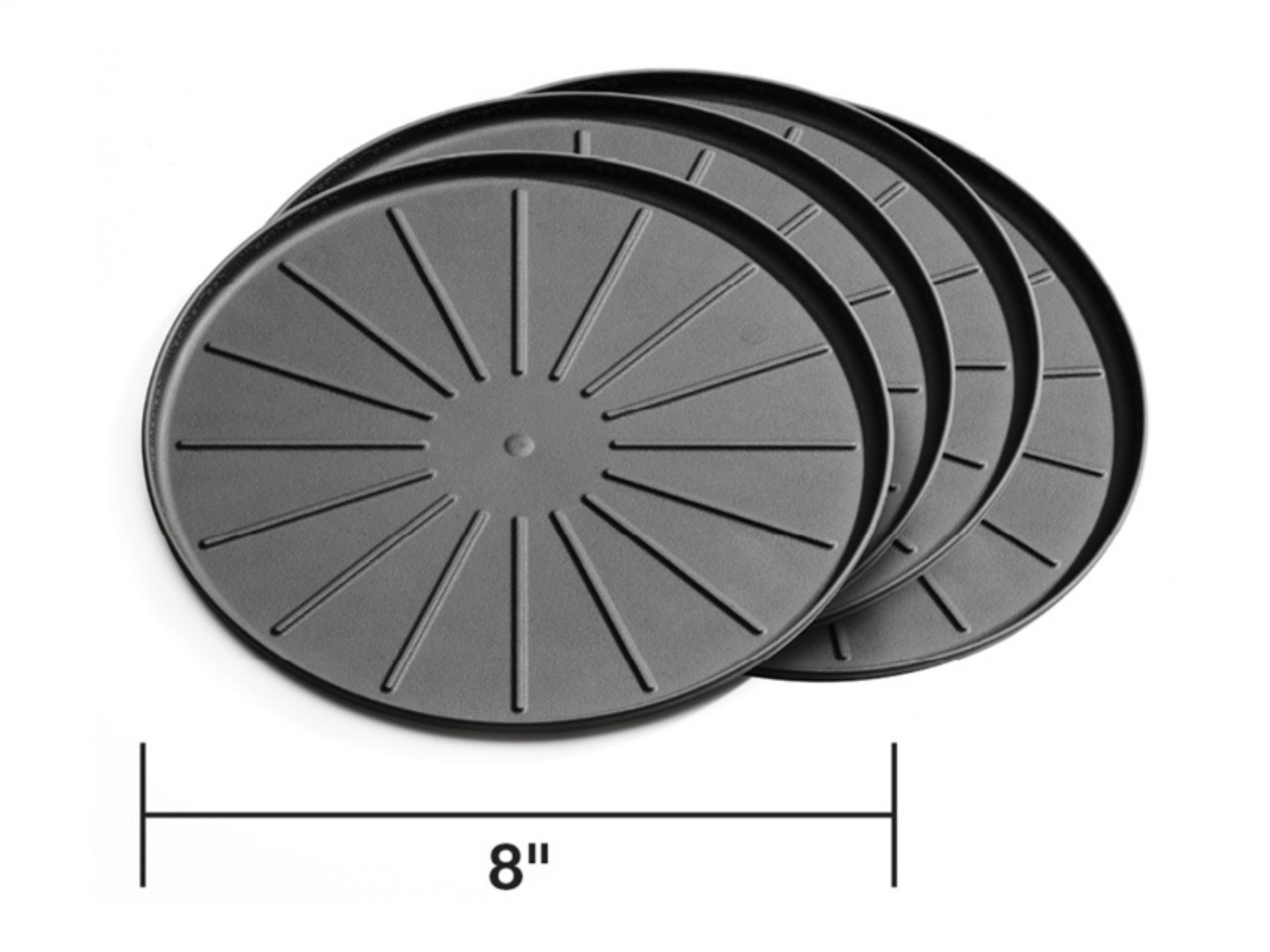 Picture of WeatherTech Home Surface Protectors 8in- - Black Set of 4