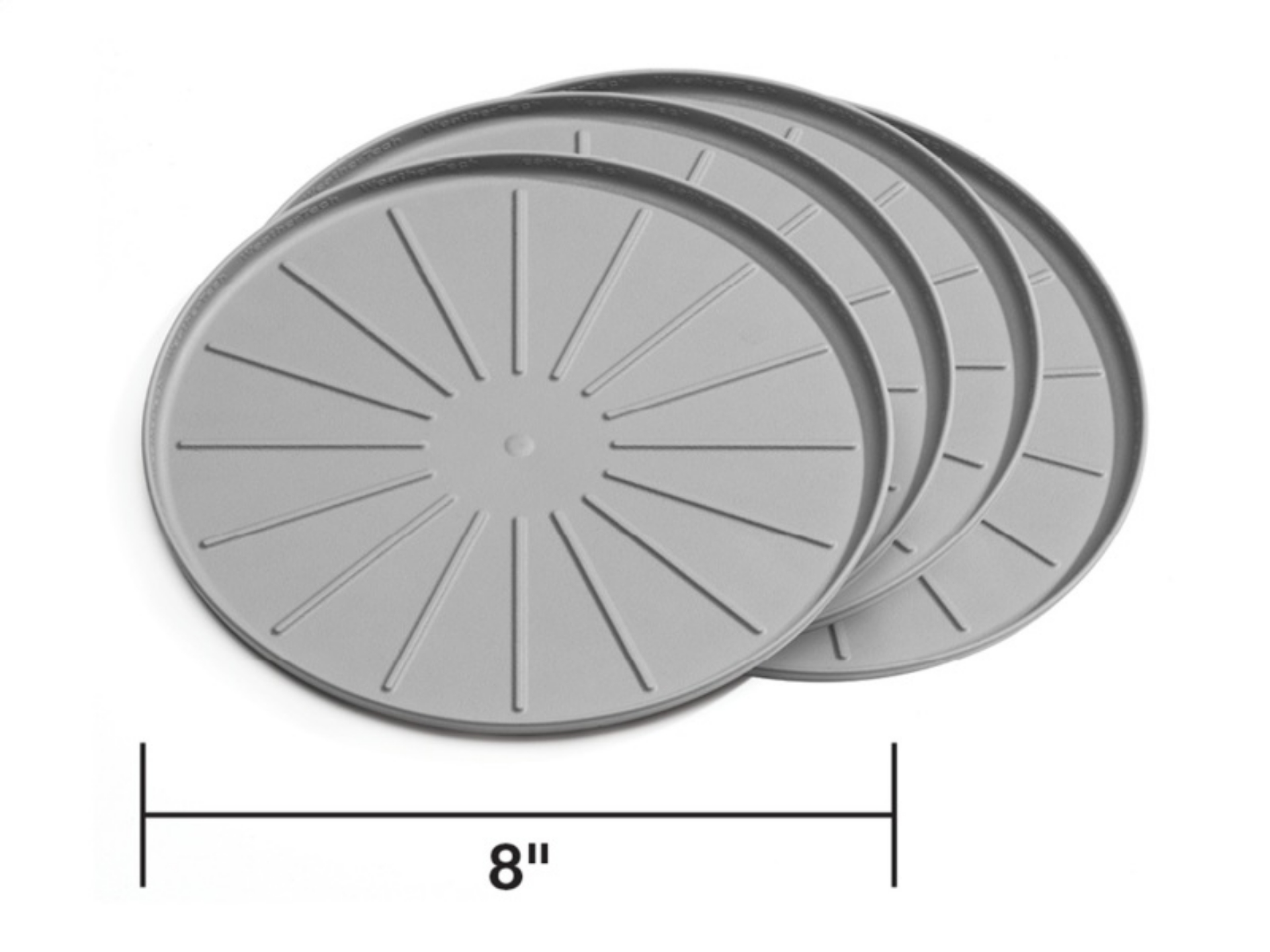 Picture of WeatherTech Home Surface Protectors 8in- - Grey Set of 4