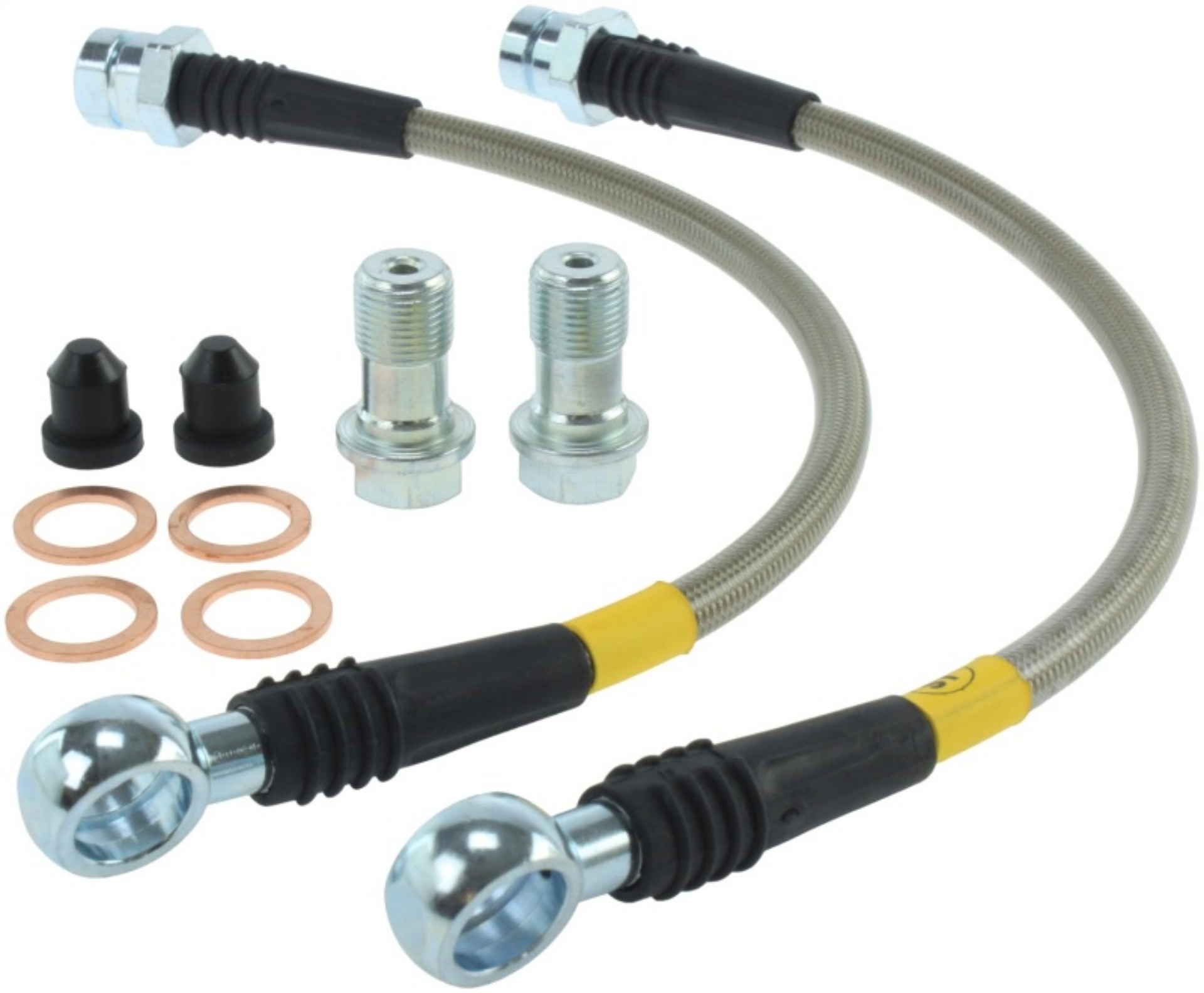 Picture of StopTech 15-17 Volkswagen GTI Stainless Steel Rear Brake Lines