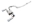 Picture of AWE Tuning Ford Focus RS SwitchPath Cat-back Exhaust - Chrome Silver Tips
