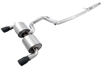 Picture of AWE Tuning Ford Focus RS Touring Edition Cat-back Exhaust - Resonated - Diamond Black Tips