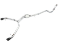 Picture of AWE Tuning Audi B9 A5 Track Edition Exhaust Dual Outlet - Diamond Black Tips Includes DP