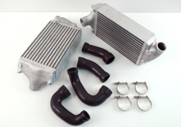 Picture of AWE Tuning 997TT-GT2 Performance Intercoolers - Black Hoses