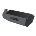 Picture of MBRP Universal Hex Tip 4in Inlet 16in Length w-o Logo - Black Coated