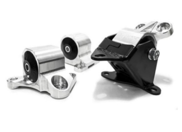 Picture of Innovative 96-00 Civic B-D Series Black Aluminum Mounts Solid Bushings 2 Bolt