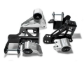 Picture of Innovative 92-95 Civic K-Series Black Aluminum Mounts Solid Bushings Not K24 Trans