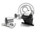 Picture of Innovative 96-00 Civic B-D Series Black Aluminum Mounts 95A Bushings 3 Bolt