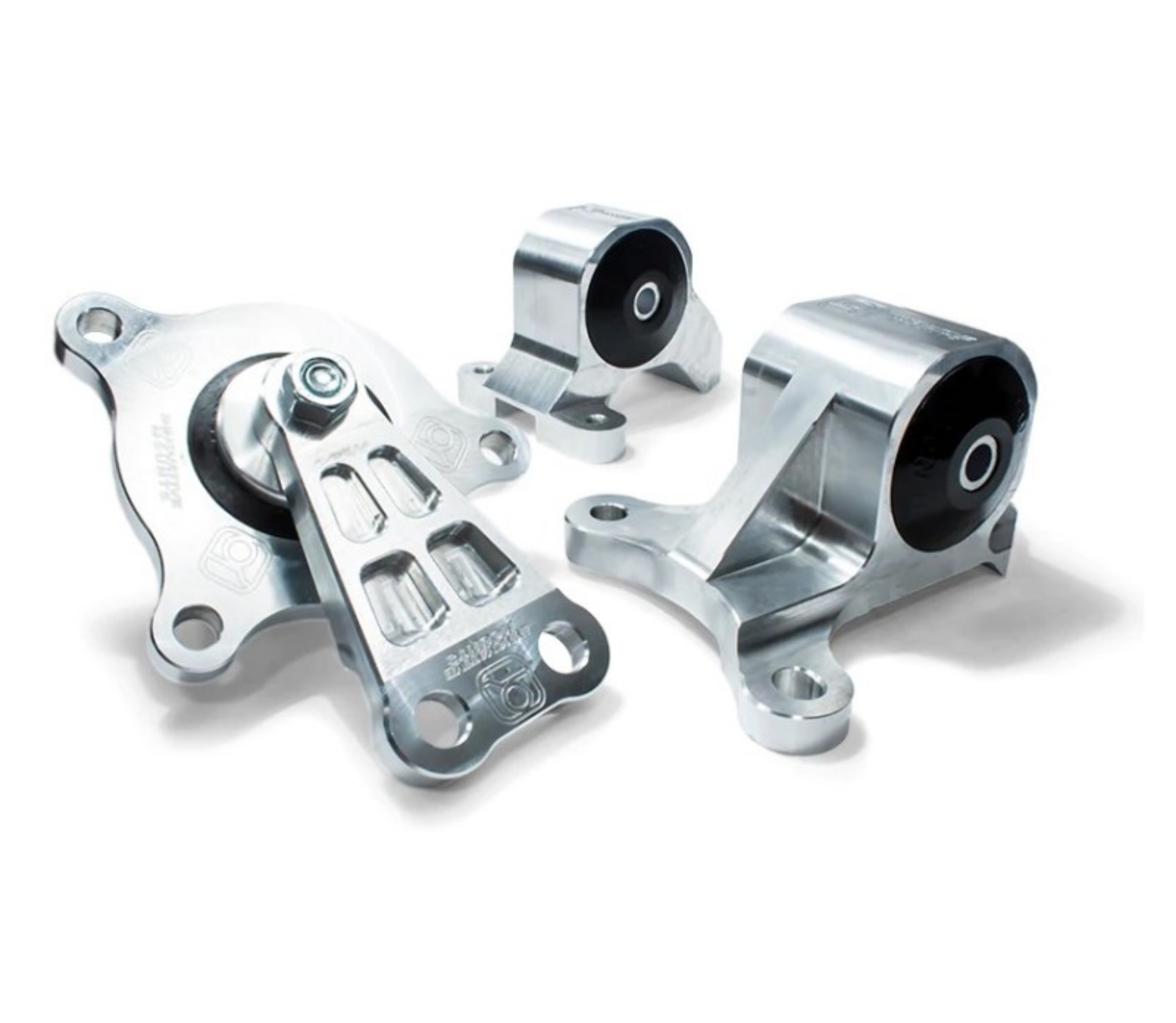 Picture of Innovative 02-05 Civic K-Series Black Aluminum Mounts 95A Bushings Not K24 Trans