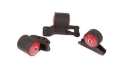 Picture of Innovative 03-06 Mitsubishi Evolution 4G63T Black Steel Mounts 75A Bushings