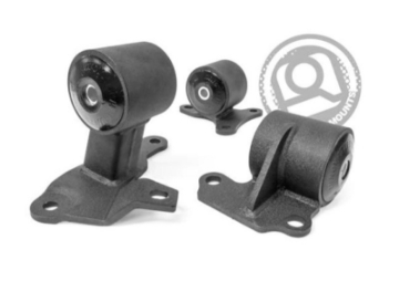 Picture of Innovative 94-97 Accord H-Series Black Steel Mounts 85A Bushings Auto to Manual