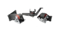 Picture of Innovative 00-09 Honda S2000 F-Series Black Steel Mounts 85A Bushings