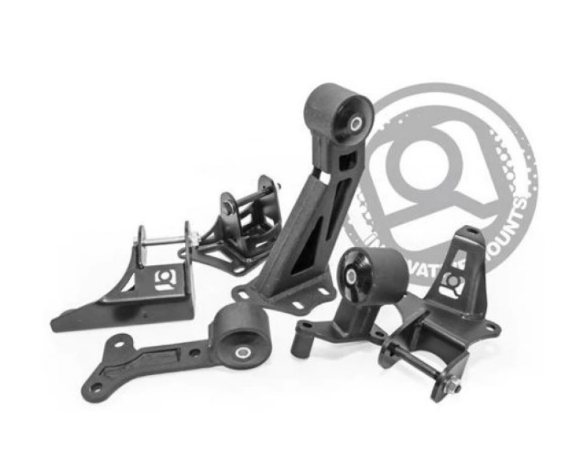 Picture of Innovative 97-01 Prelude J-Series Black Steel Mounts 95A Bushings