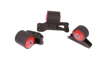 Picture of Innovative 03-06 Mitsubishi Evolution 4G63T Black Steel Mounts 95A Bushings