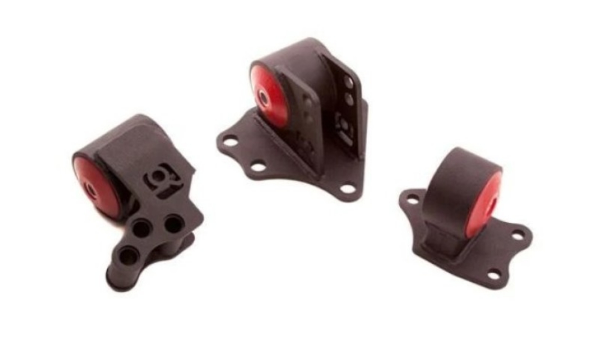 Picture of Innovative 95-99 Mitsubishi Eclipse 4G63 - 4G64 Black Steel Mounts 95A Bushings